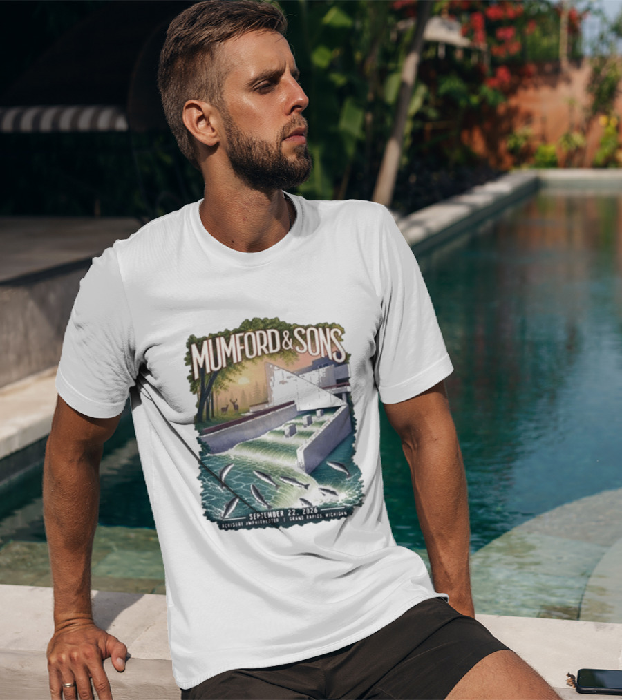 Mumford & Sons September 22 2026 Grand Rapids Michigan Acrisure Amphitheater T-Shirt