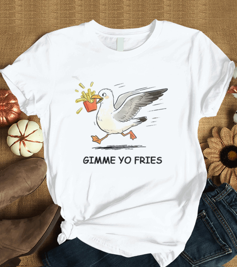 Seagull Gimme Yo Fries Speedy Snack Chase T-Shirt