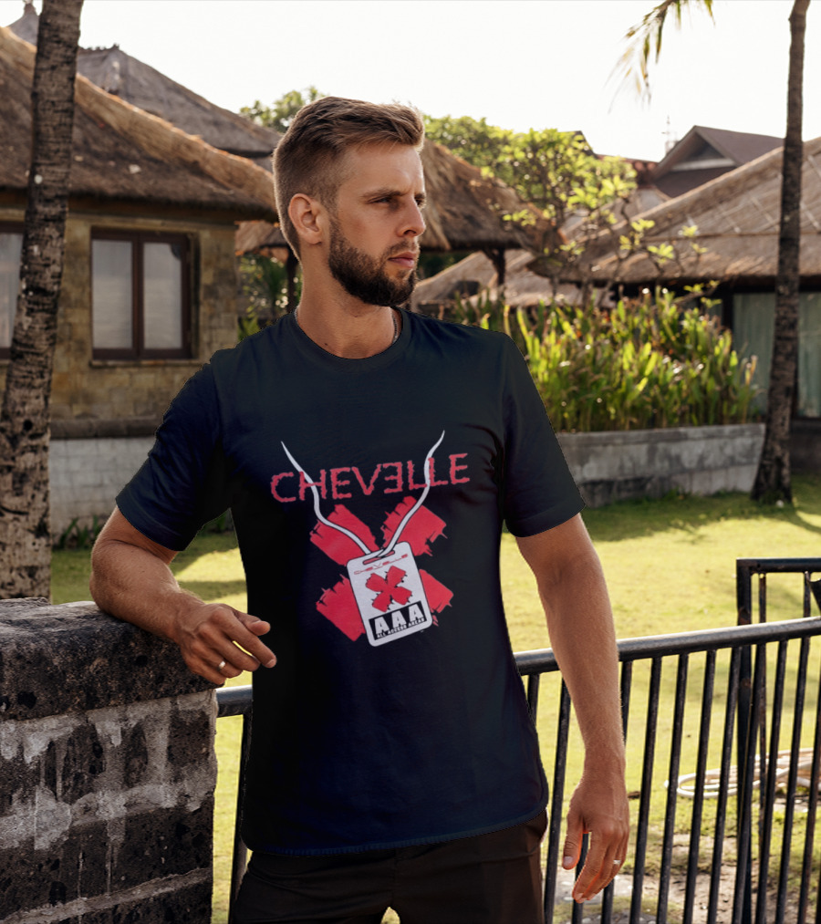 Chevelle AAA All Access Pass Red X Band Tour T-Shirt