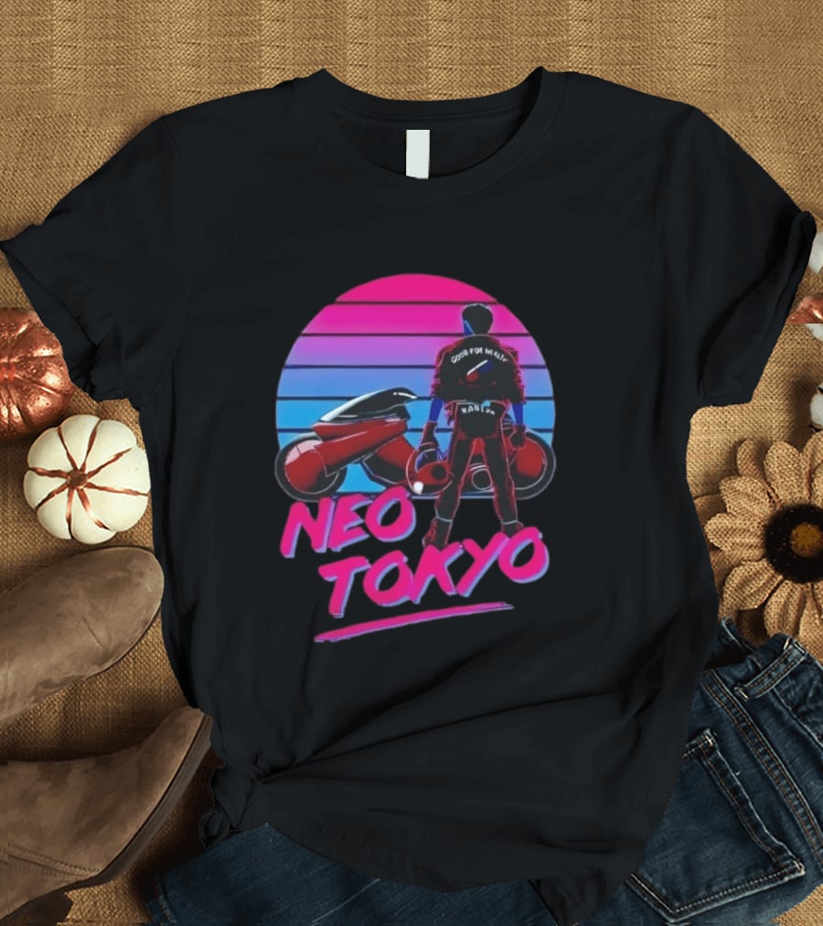 Kaneda Neo Tokyo Good For Health Bad For Education T-Shirt