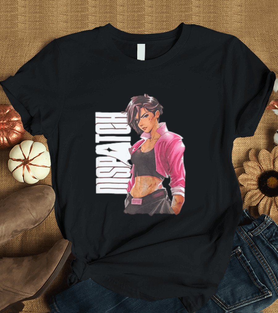 Dispatch Anime Girl Urban Style Two Sided T-Shirt