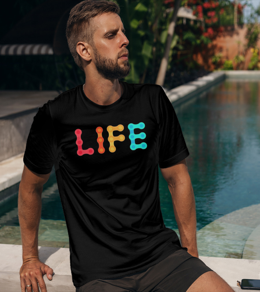 Life Bicycle Chain Cycling Bike Parts T-Shirt