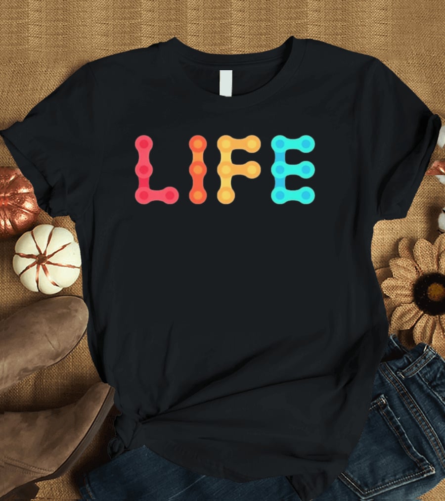 Life Bicycle Chain Cycling Bike Parts T-Shirt