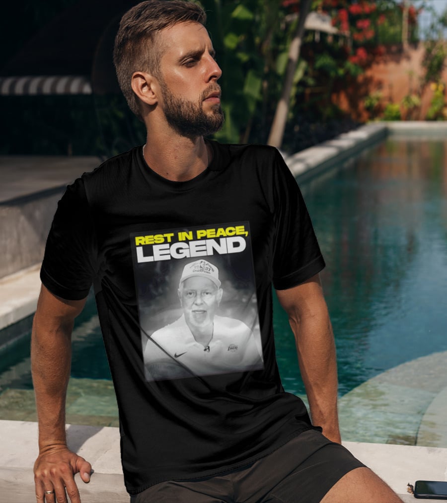 Rest In Peace Legend 1959 Champions Voice Of The Los Angeles Lakers T-Shirt