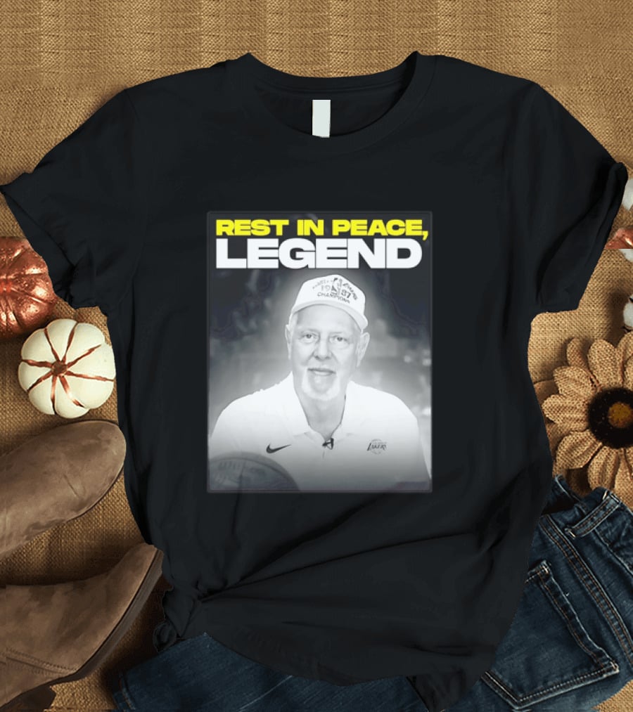 Rest In Peace Legend 1959 Champions Voice Of The Los Angeles Lakers T-Shirt
