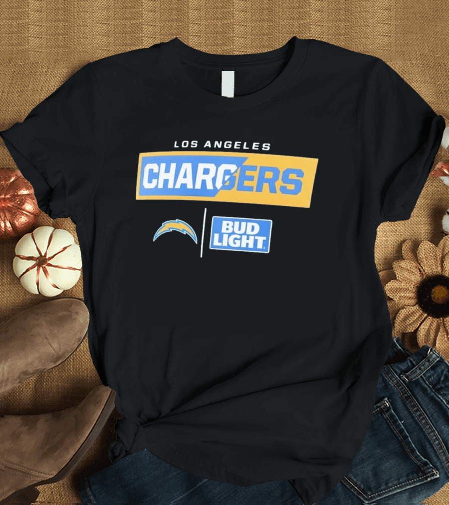 Los Angeles Chargers Bud Light Collaborative Merchandise T-Shirt