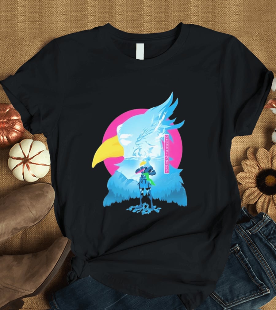 Shangri La Frontier Sunraku Eagle Art Gaming Manga Fantasy T-Shirt