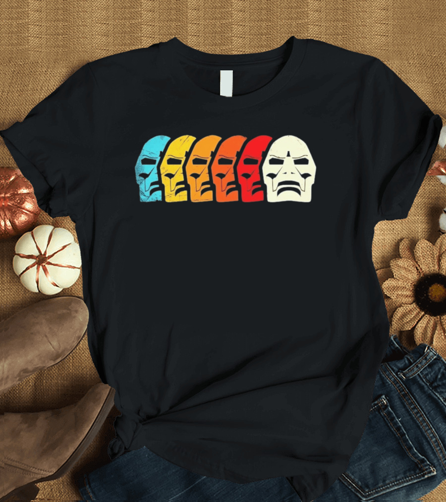 MF Doom Mask Multicolor Hip Hop Rap T-Shirt