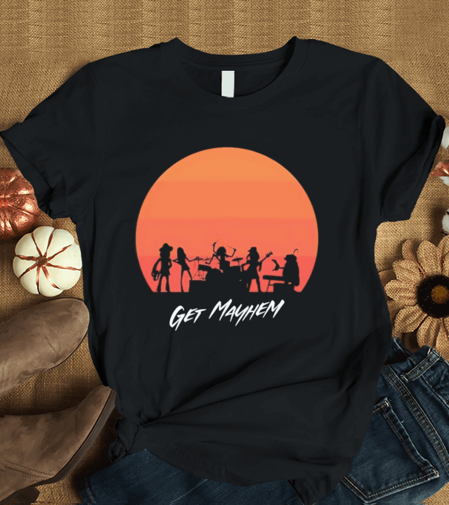 Get Mayhem Band Sunset Concert T-Shirt