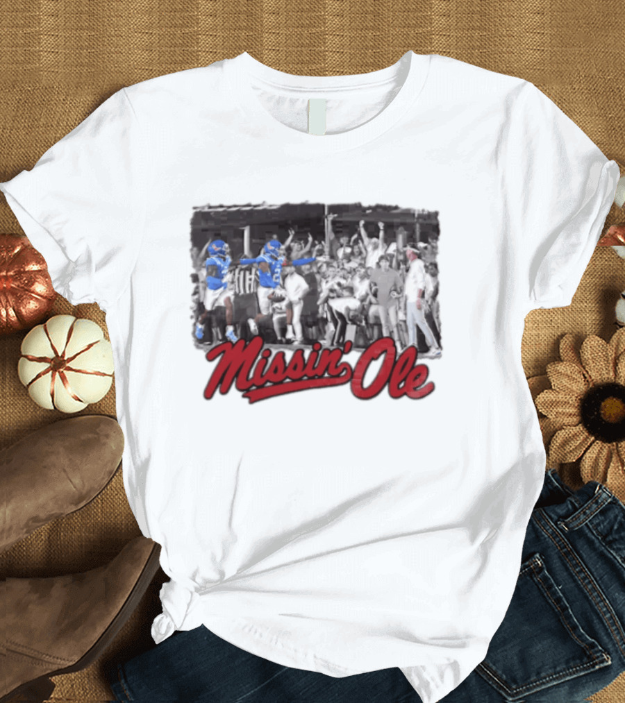 Lane Kiffin Missin Ole Ole Miss Rebels NCAA Football T-Shirt