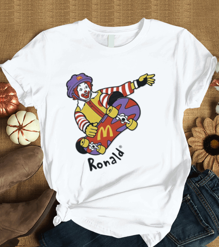 Ronald McDonald Skateboarding McDonald's Fun T-Shirt