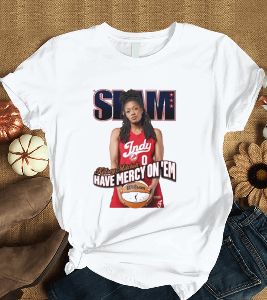 SLAM Indy Kelsey Mitchell Have Mercy On 'Em Basketball T-Shirt
