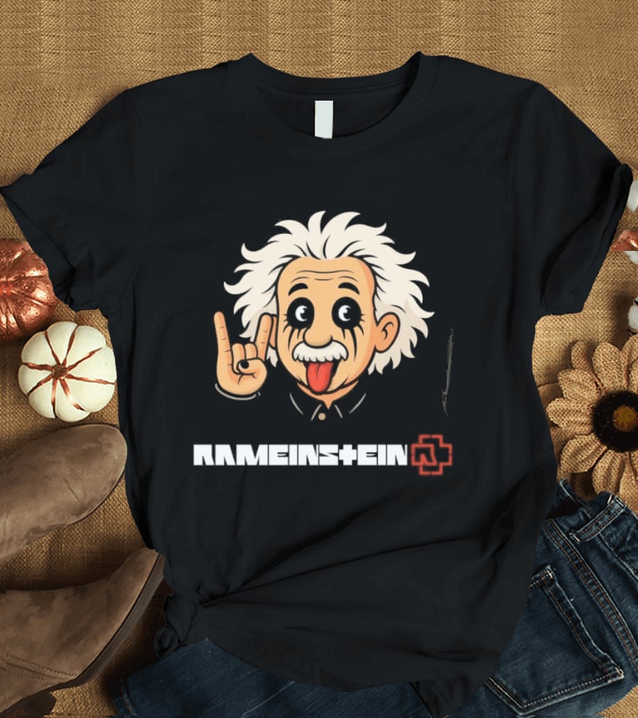 Rammstein Einstein Rock Metal Mashup Iconic Fusion T-Shirt
