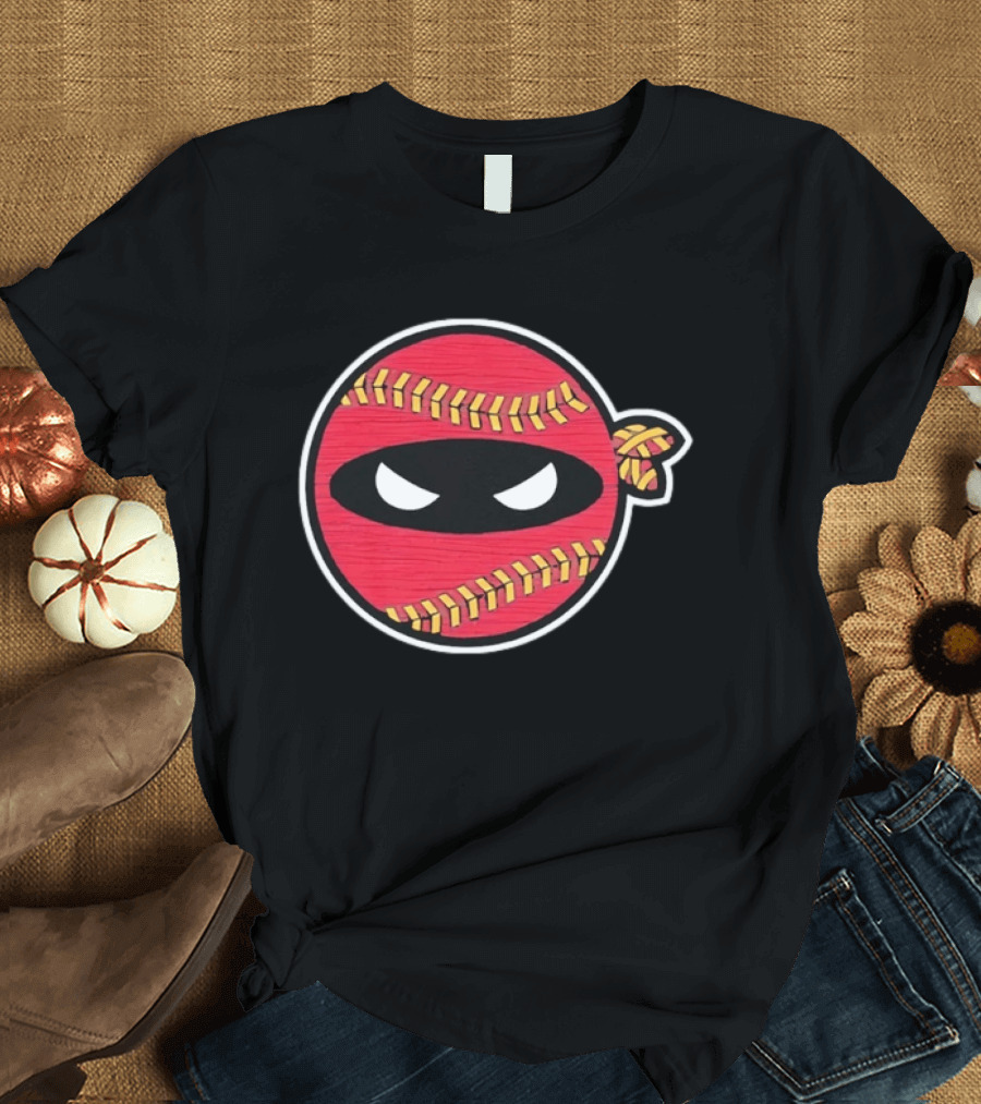 Atlanta Braves Baseball Ninja Face Mask Stitching T-Shirt