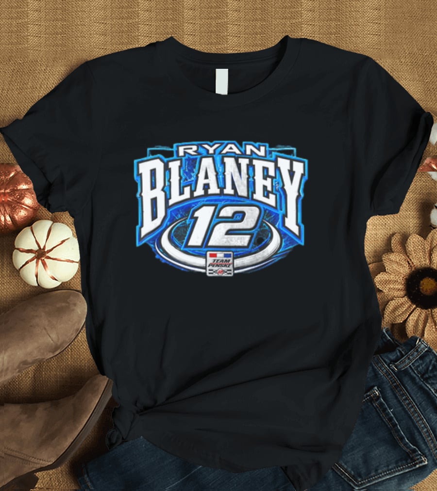 Ryan Blaney Team Penske 12 NASCAR Racing Fan T-Shirt