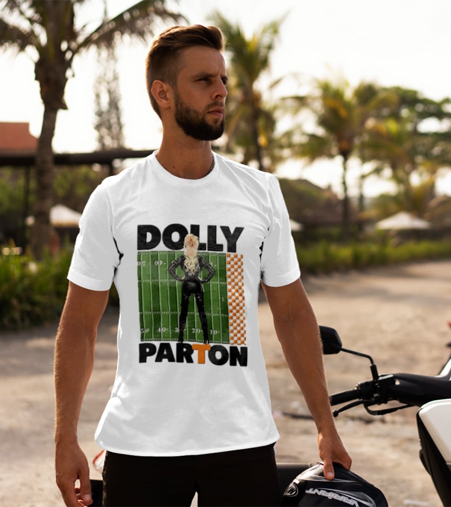 Dolly Parton Tennessee Volunteers Football Field T-Shirt
