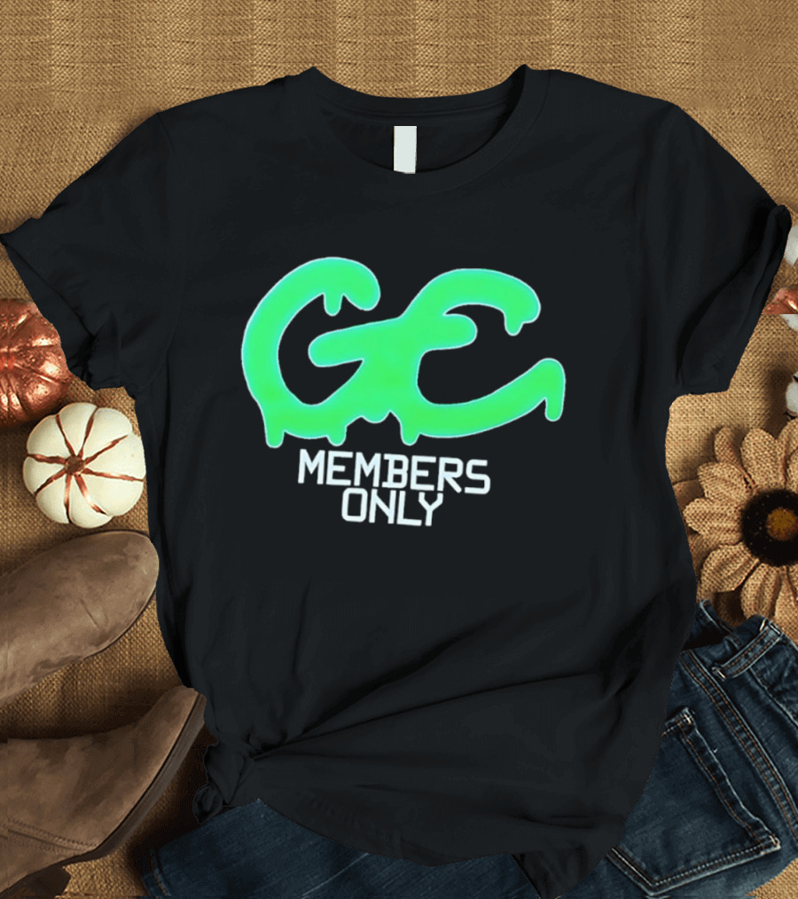GC Members Only Slime Green Dripping T-Shirt