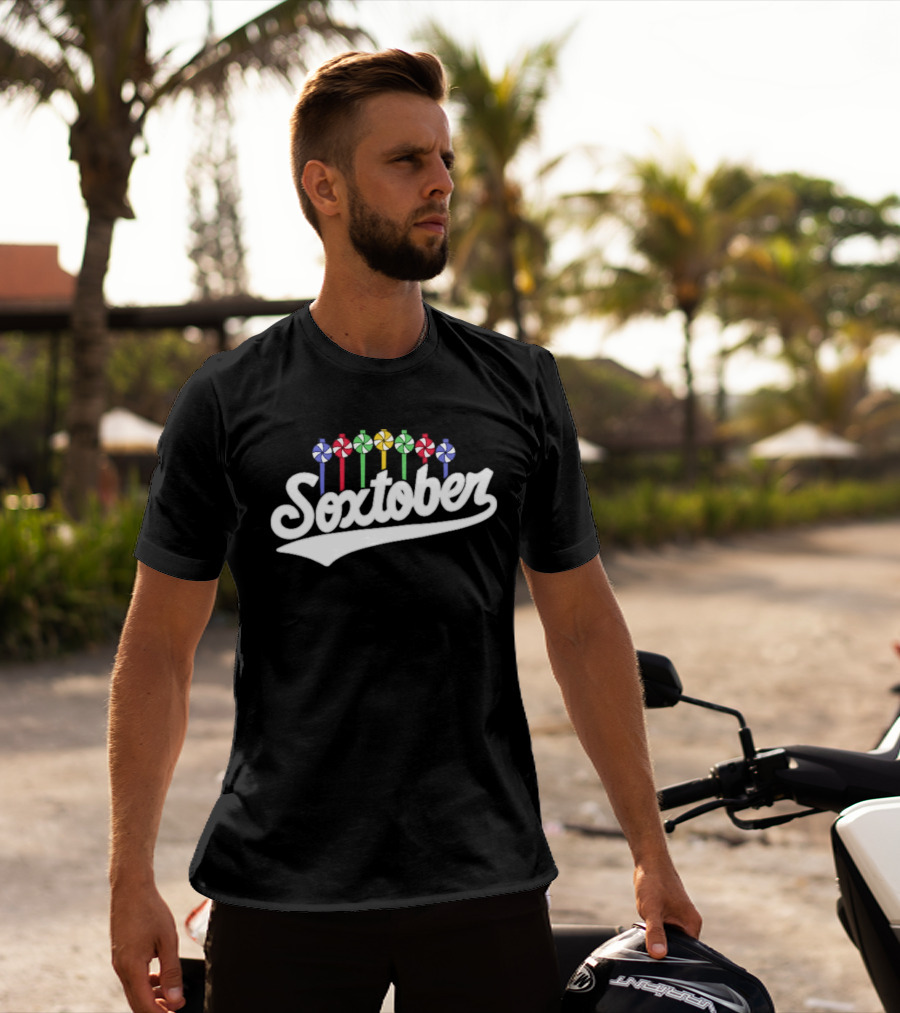 Colorful Pinwheel Soxtober Celebration 2023 T-Shirt