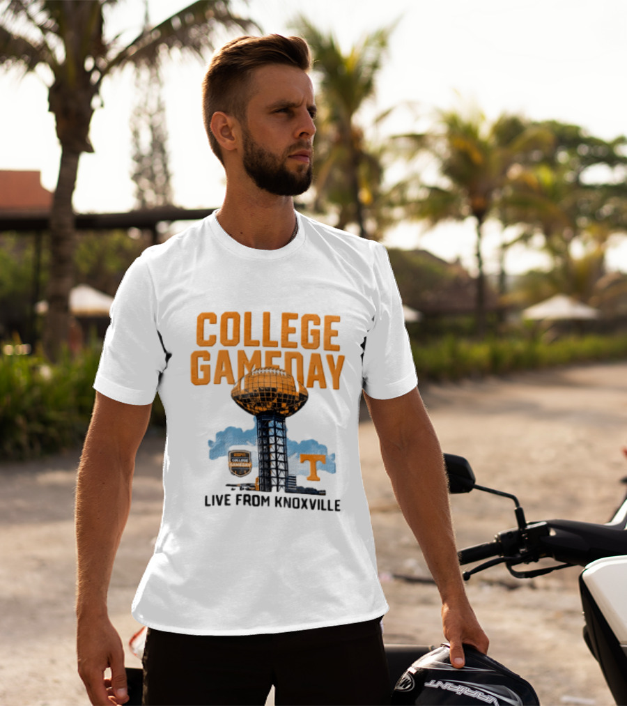 Tennessee Volunteers College Gameday Live From Knoxville Football T-Shirt