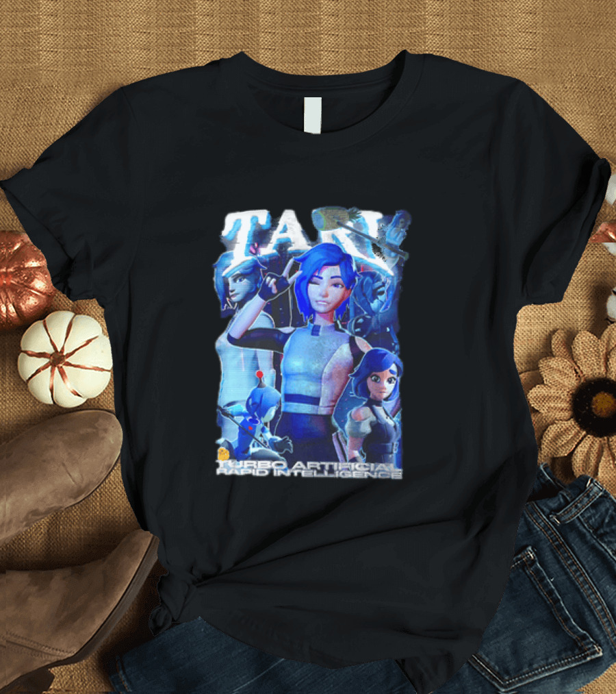 Tari Turbo Artificial Rapid Intelligence Character Montage T-Shirt