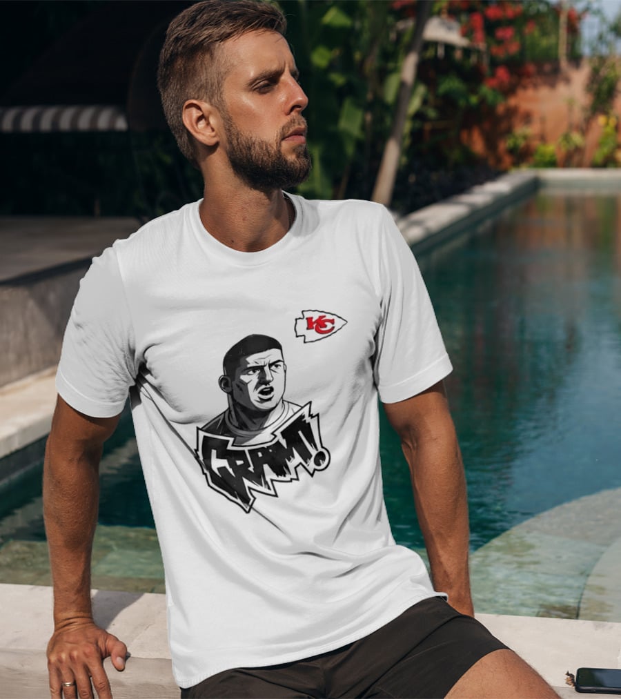 Travis Kelce Kansas City Chiefs GRAM NFL Football Star T-Shirt