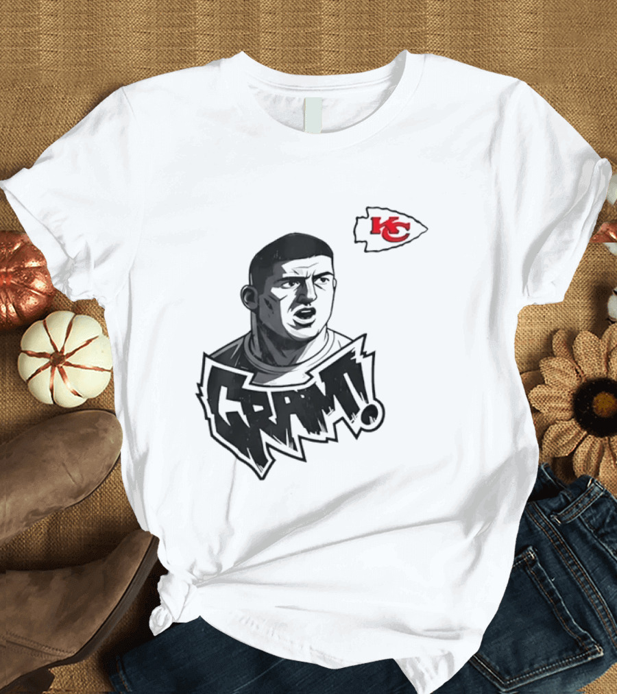 Travis Kelce Kansas City Chiefs GRAM NFL Football Star T-Shirt