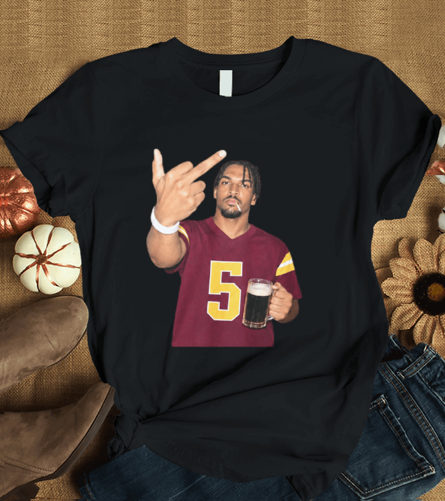 Jayden Daniels Middle Finger T-Shirt
