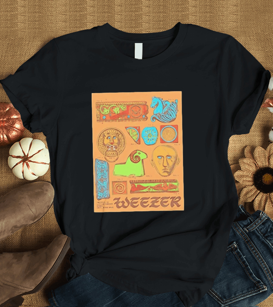 Weezer Detroit Little Caesars Arena September 27 2024 T-Shirt