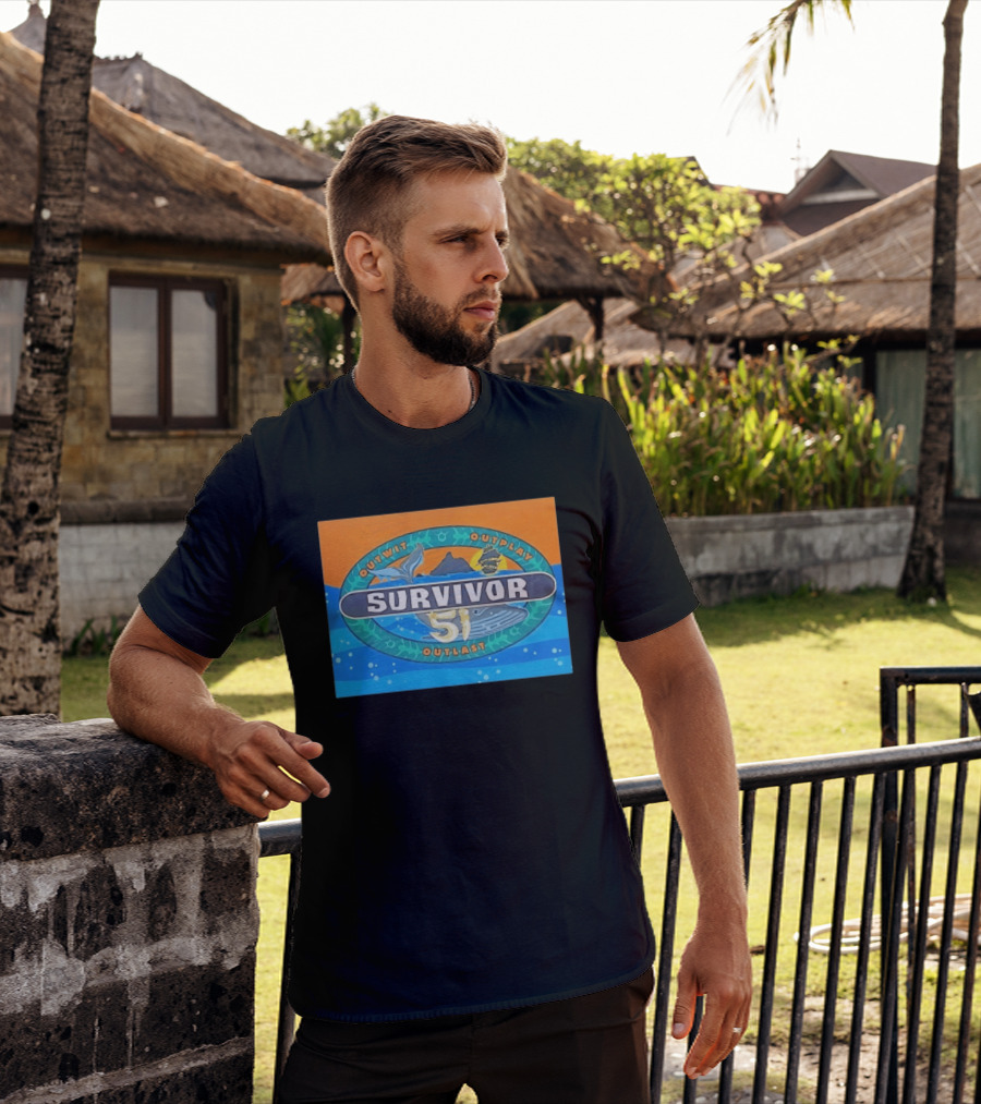 Survivor 51 Outwit Outplay Outlast Whale And Ship Reality TV T-Shirt