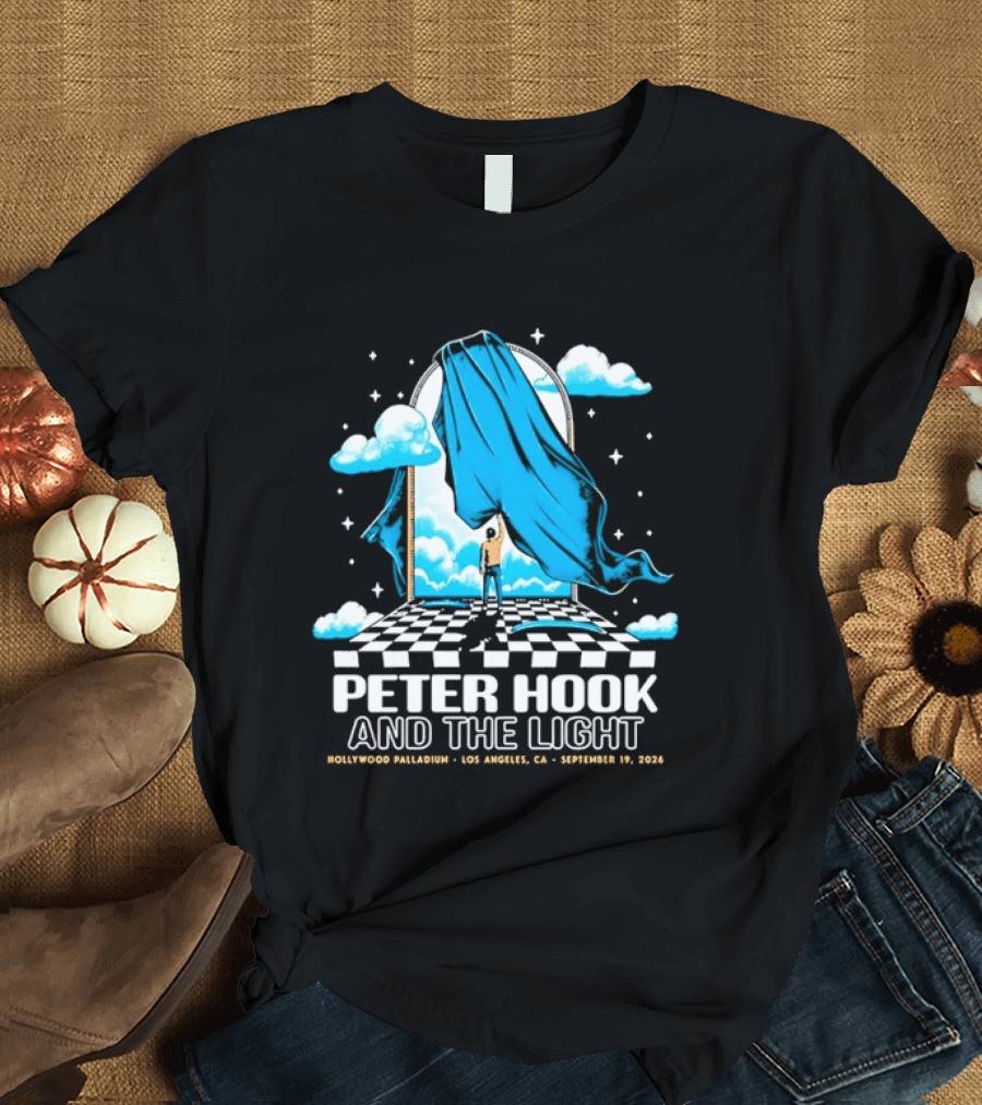 Peter Hook And The Light Live Concert Hollywood Palladium Los Angeles September 19 2026 T-Shirt