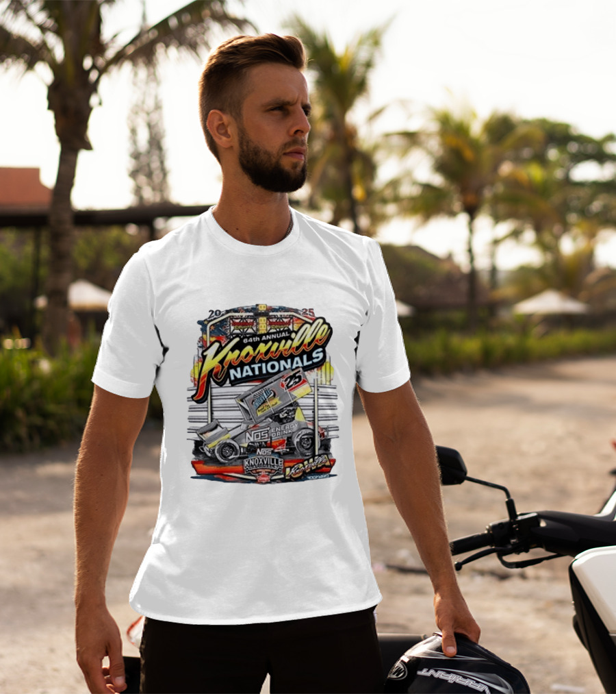 64th Annual Knoxville Nationals 25 NOS Energy Drink Sprint Car Racing Event T-Shirt