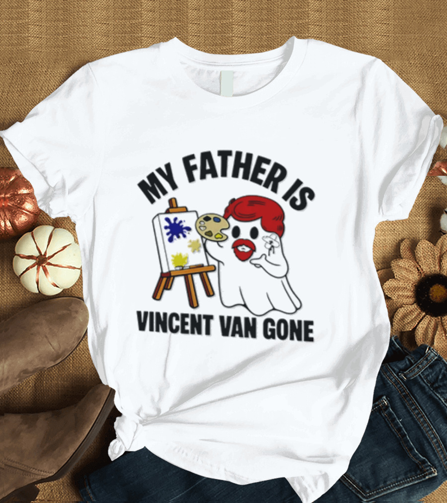 My Father Is Vincent Van Gone Ghost Palette Halloween T-Shirt