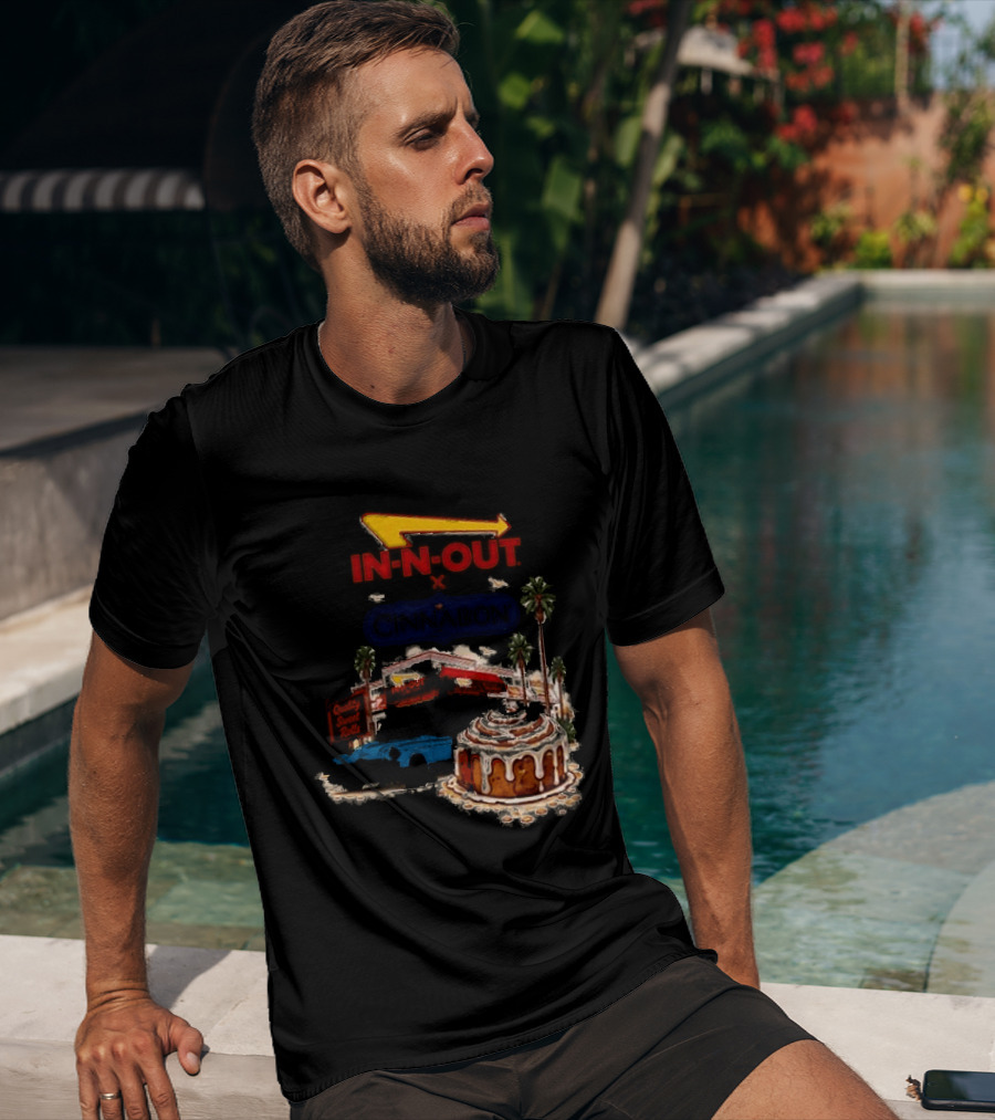 IN N OUT Cinnabon Sweet Stops Better Together Vintage Vibes T-Shirt