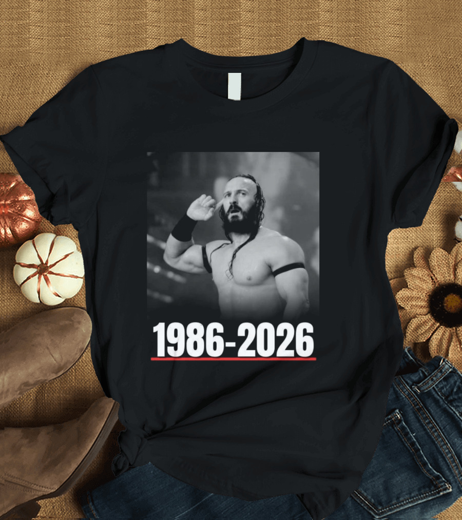 AEW Announced That Benjamin Satterley Known As Pac Passed Away 1986 2026 T-Shirt