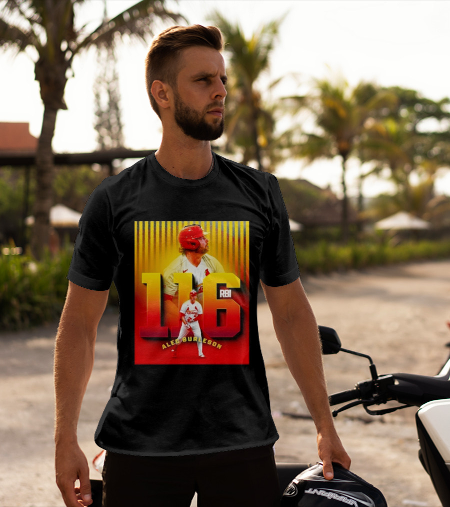 Alec Burleson 116 RBI St Louis Cardinals Baseball Highlights T-Shirt
