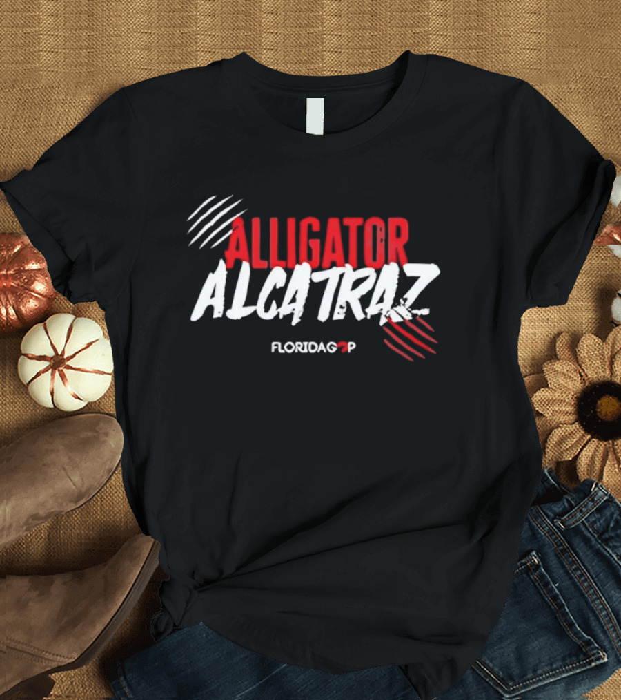 Alligator Alcatraz Florida Gop T-Shirt
