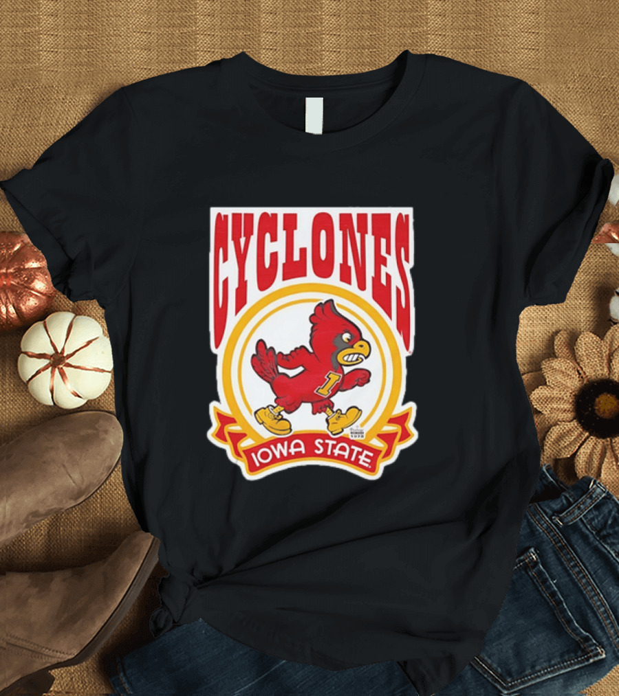 Iowa State Cyclones NCAA 1978 Mascot Bird T-Shirt