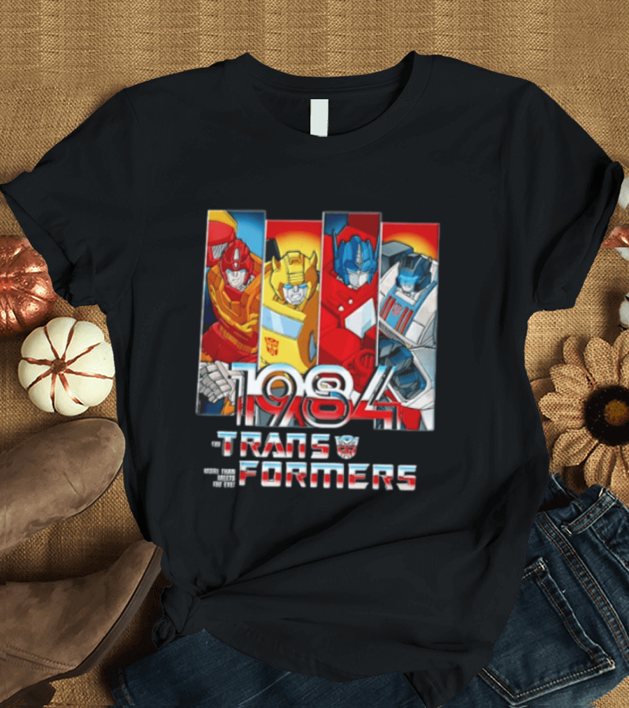 Transformers 1984 Hot Rod Bumblebee Optimus Prime Prowl Classic Characters T-Shirt