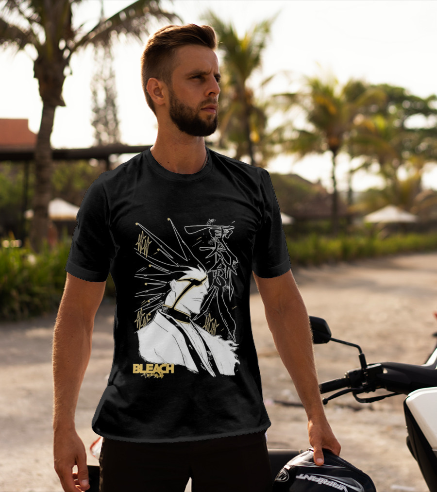 Kenpachi Zaraki Bleach Thousand Year Blood War Fan Art Character Sketch T-Shirt