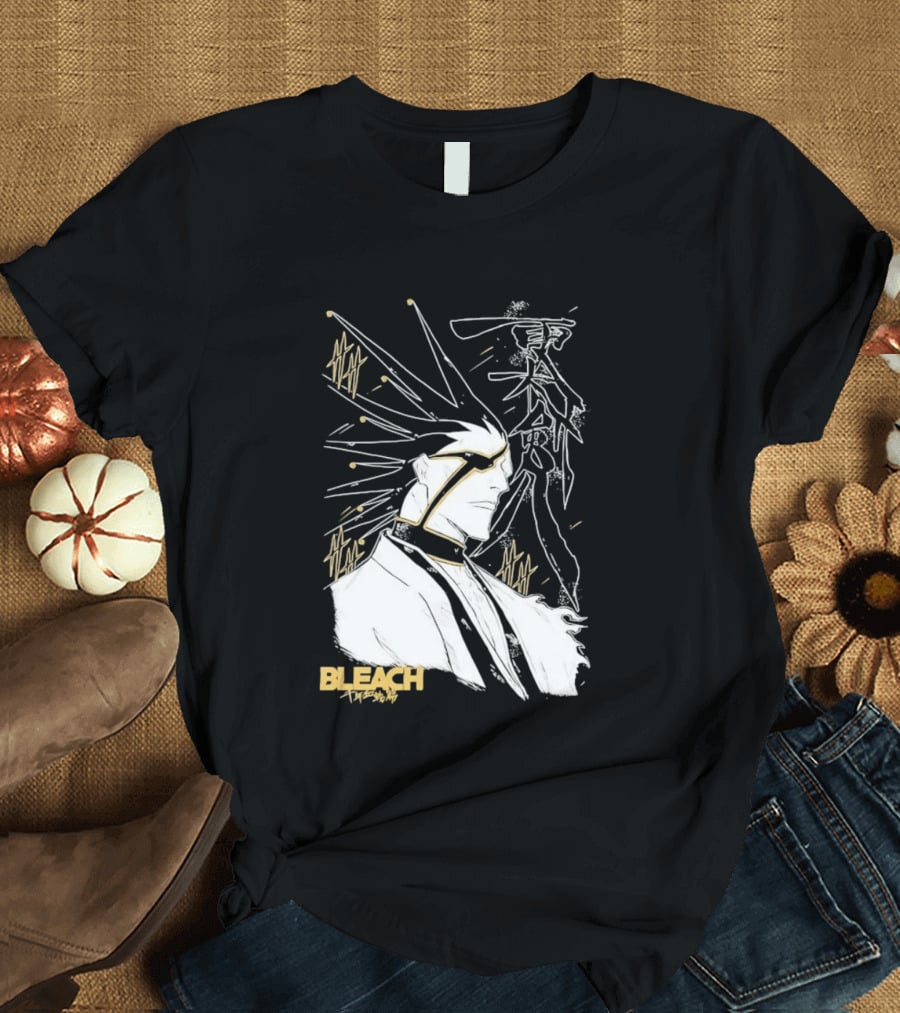 Kenpachi Zaraki Bleach Thousand Year Blood War Fan Art Character Sketch T-Shirt