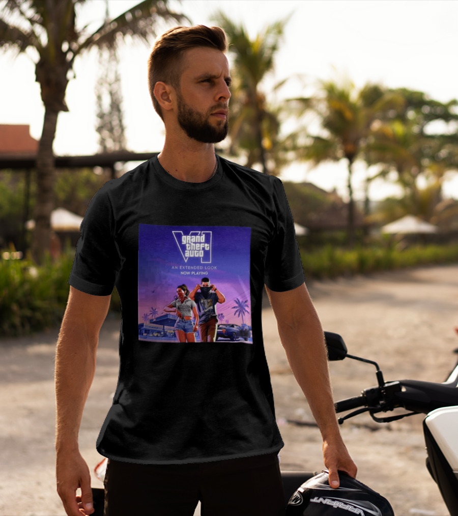 Grand Theft Auto VI Lucia Jason An Extended Look Now Playing T-Shirt