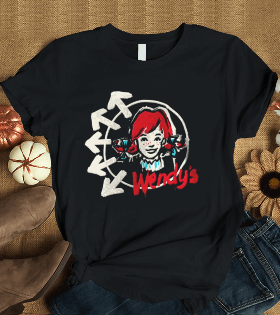 Wendy's Songs To Listen To In A Parking Lot Two Sided Bow Arrows T-Shirt