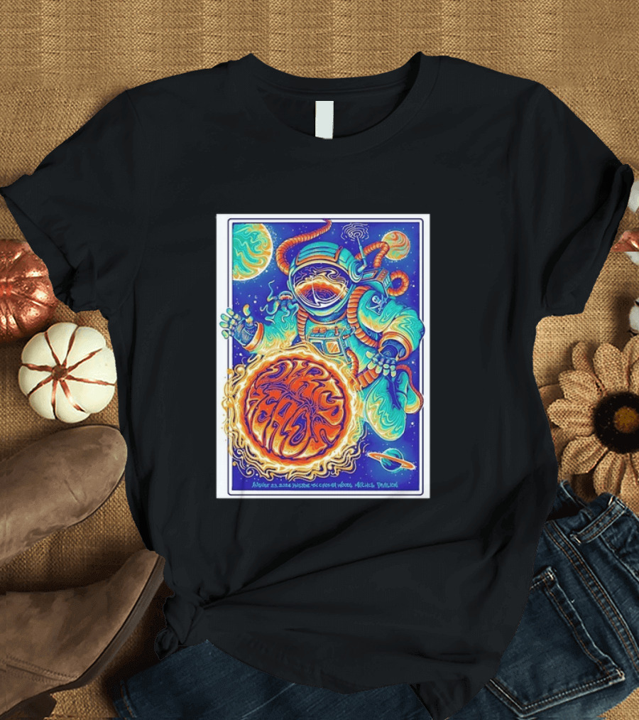 Dip Heads Astronaut Space Art August 23 2026 Houston TX Cynthia Woods Mitchell Pavilion T-Shirt