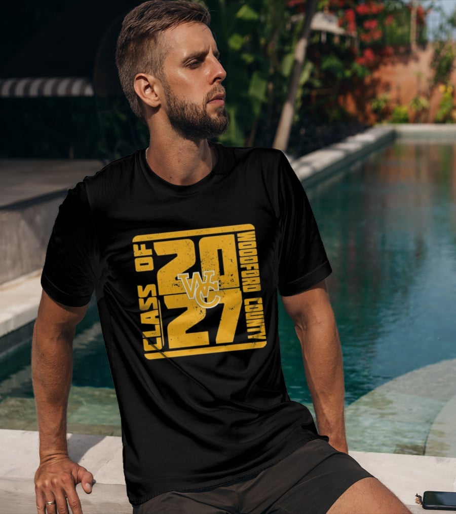 Distressed WC Class Of 2027 Woodford County T-Shirt