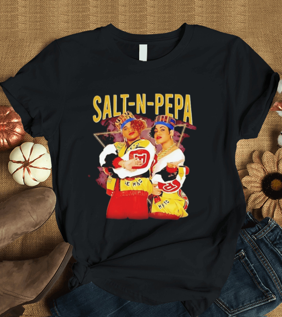 Salt N Pepa Iconic 90s Hip Hop Fashion T-Shirt