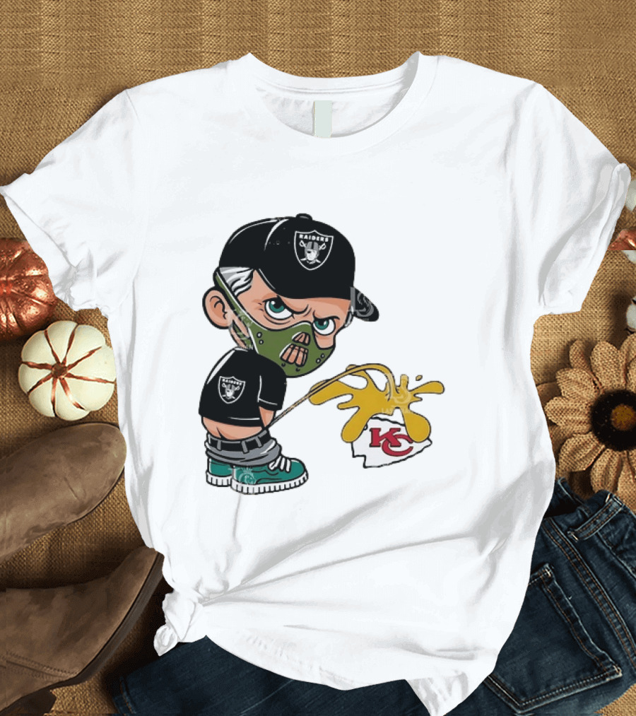 Las Vegas Raiders Fan Prank On Kansas City Chiefs Rivalry T-Shirt
