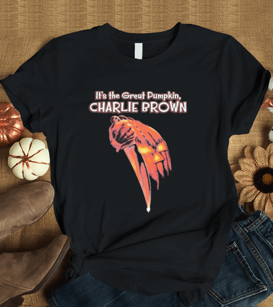 It's The Great Pumpkin Charlie Brown Horror Slasher T-Shirt