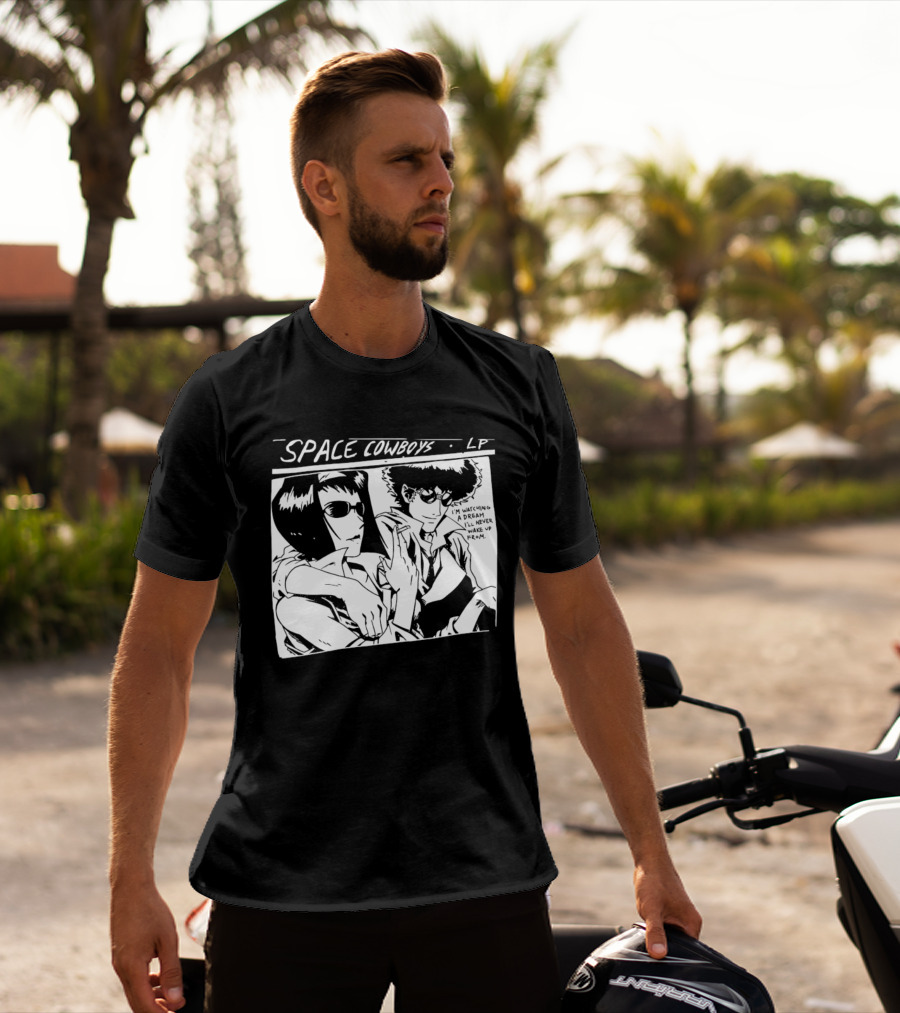 Cowboy Bebop Space Cowboys LP I'm Ing A Dream I'll Never Wake Up From T-Shirt