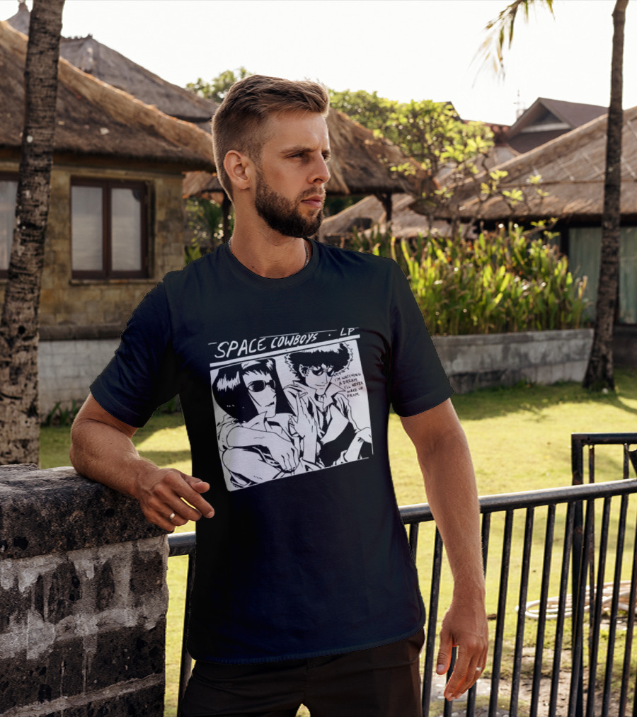 Cowboy Bebop Space Cowboys LP I'm Ing A Dream I'll Never Wake Up From T-Shirt