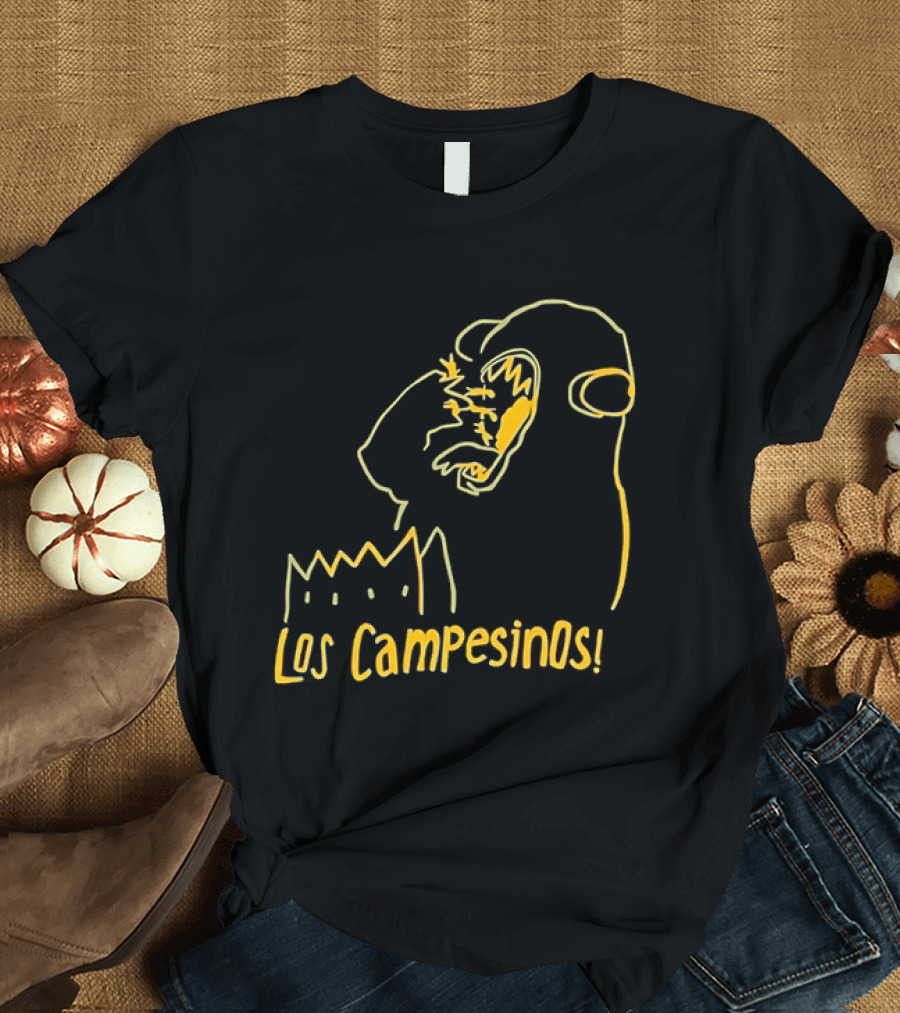Los Campesinos Indie Rock Band Music Bear Castle T-Shirt